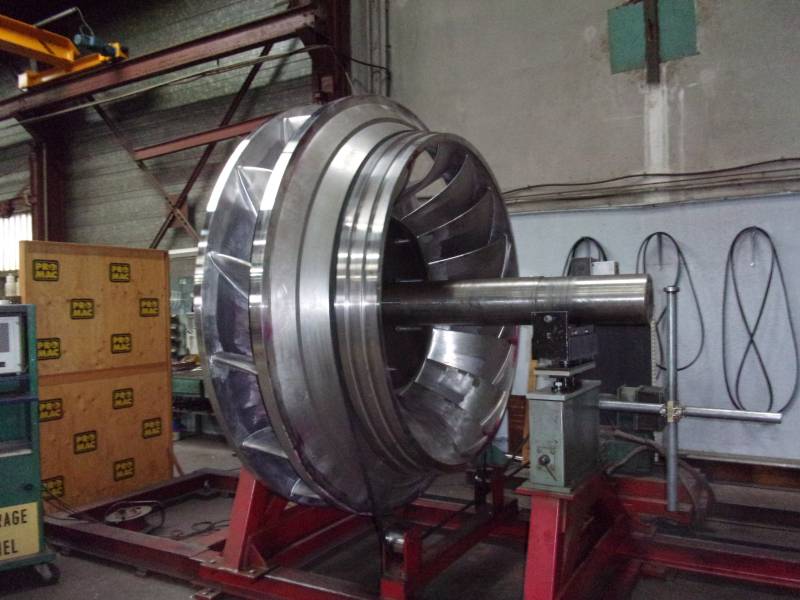 Roues hydrauliques - Roue Francis simple
