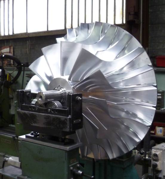 Turbine de compresseur 15000 t/min 