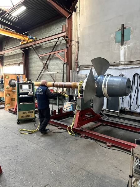 Roues hydrauliques - Turbine Kaplan Ø1800 Lg 6500