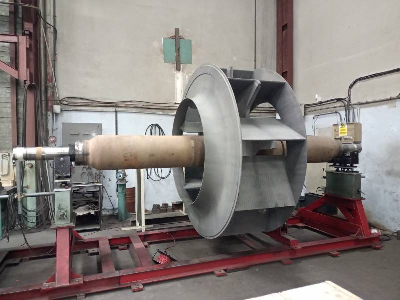 Ventilateurs et turbines - Turbine Ø2500 mm Lg 5500 mm