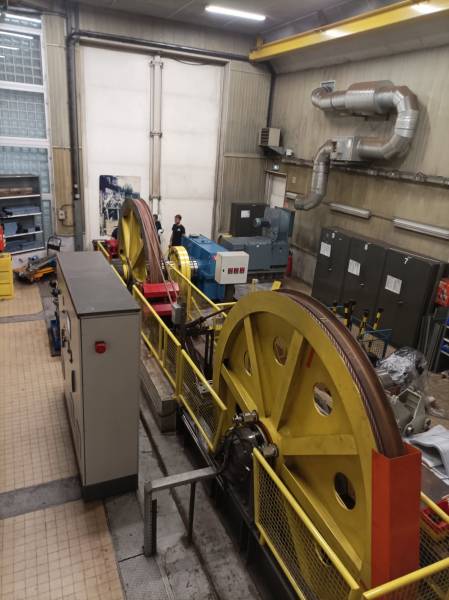 Contrôle lignage sur un moteur et réducteur côté PV et GV